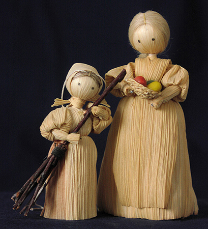 2 little cornhusk girls