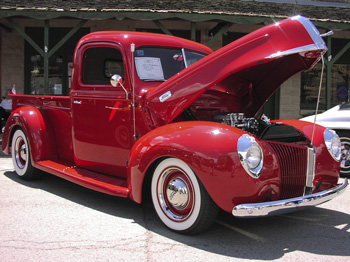 2008 - Red truck at Antique, Classic and Hot Rod Show
