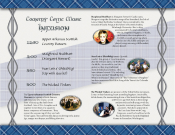 Country Celtic Music Infusion, program outside