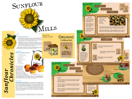 Sunflour Mills, branding